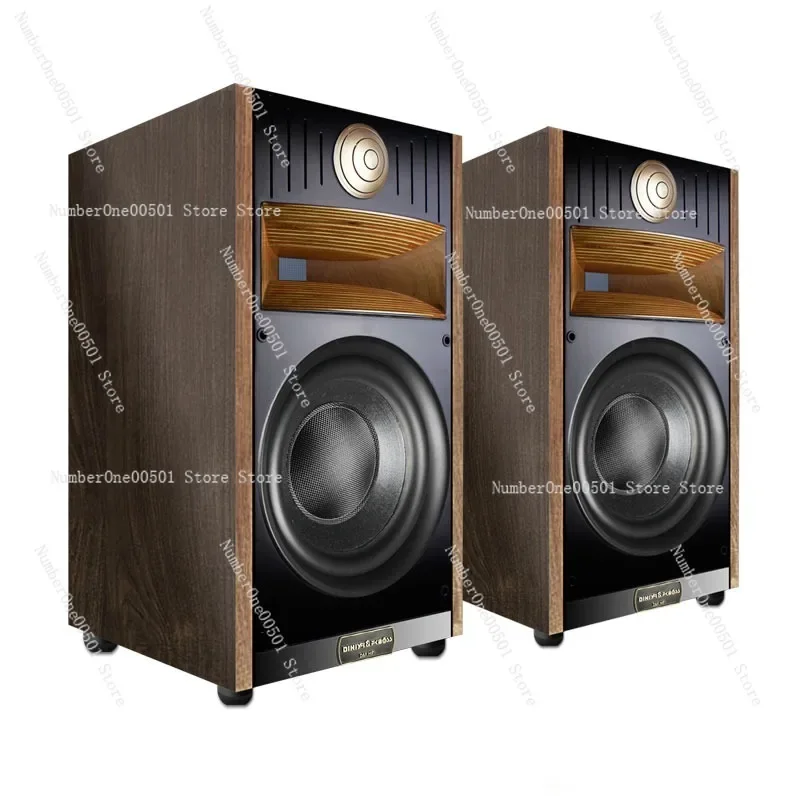 10 Inch 3 Way Horn Bookshelf Speaker Passive HiFi Audiophile Grade Pair