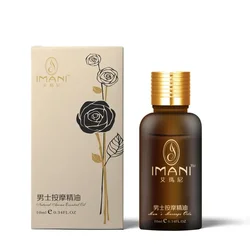 Imani-Huile de massage pour homme, huile essentielle exclusive pour homme, grande bouteille de 10ml, 27,umes