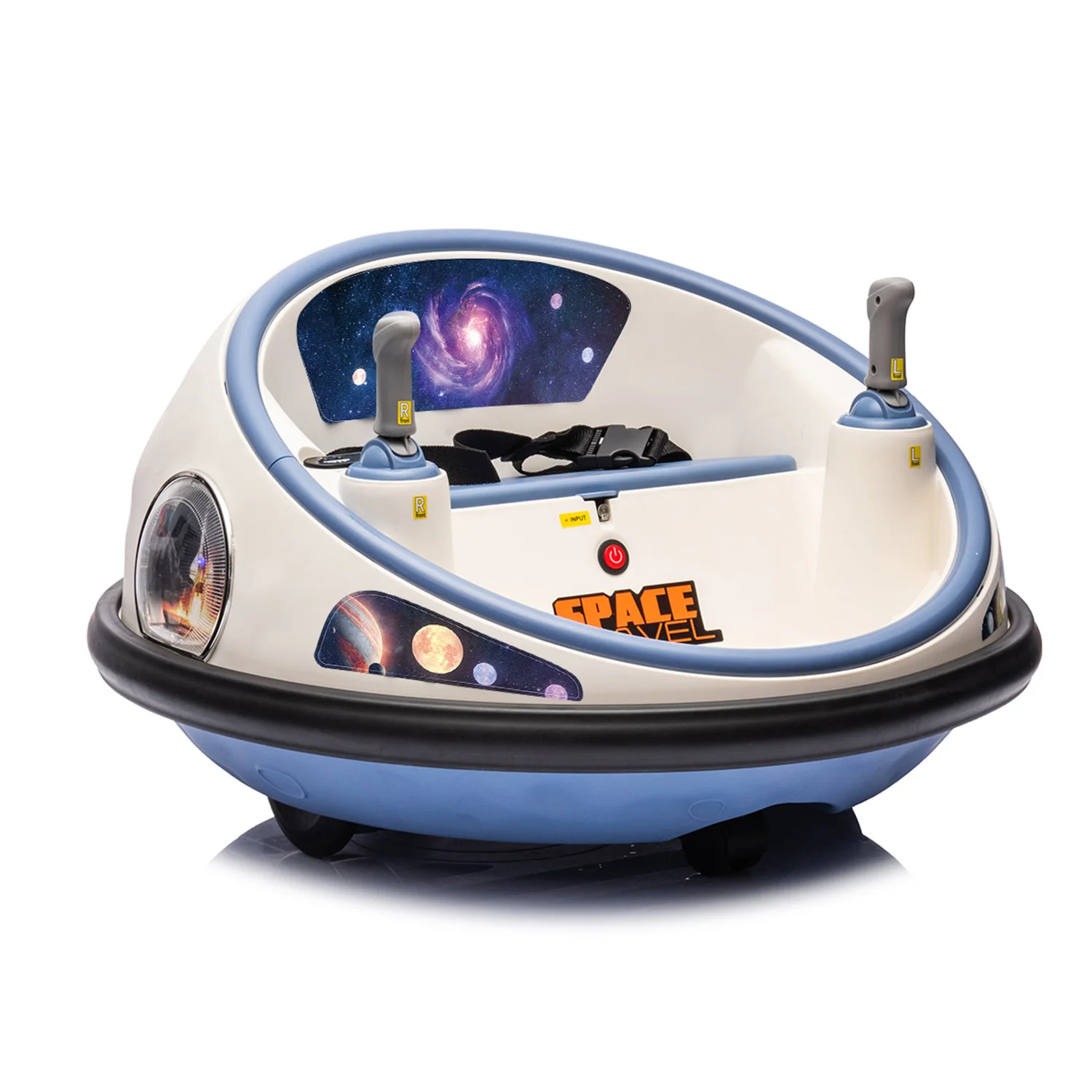 Ride on Electric Bumper Car for Kids Toddlers 12V 2-Speed 360° Spin with Remote Control Lights & Music for Boys & Girls Ages 1-5