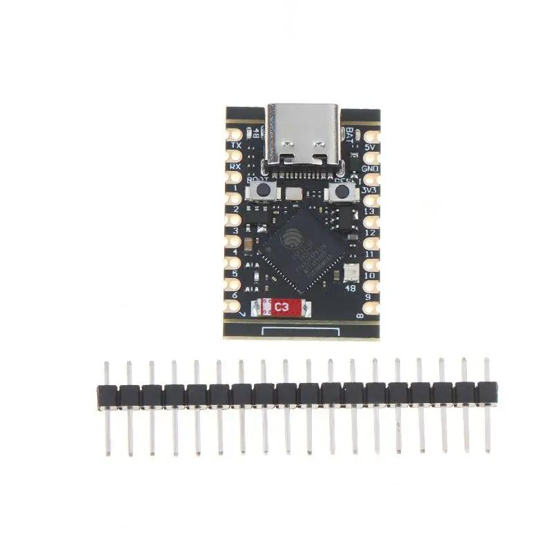 1 Set WiFi Bluetooth ESP32-C3 SuperMini Plus RGB LED Antenna Development Board ESP32 C3 Super Mini V2.0 Board
