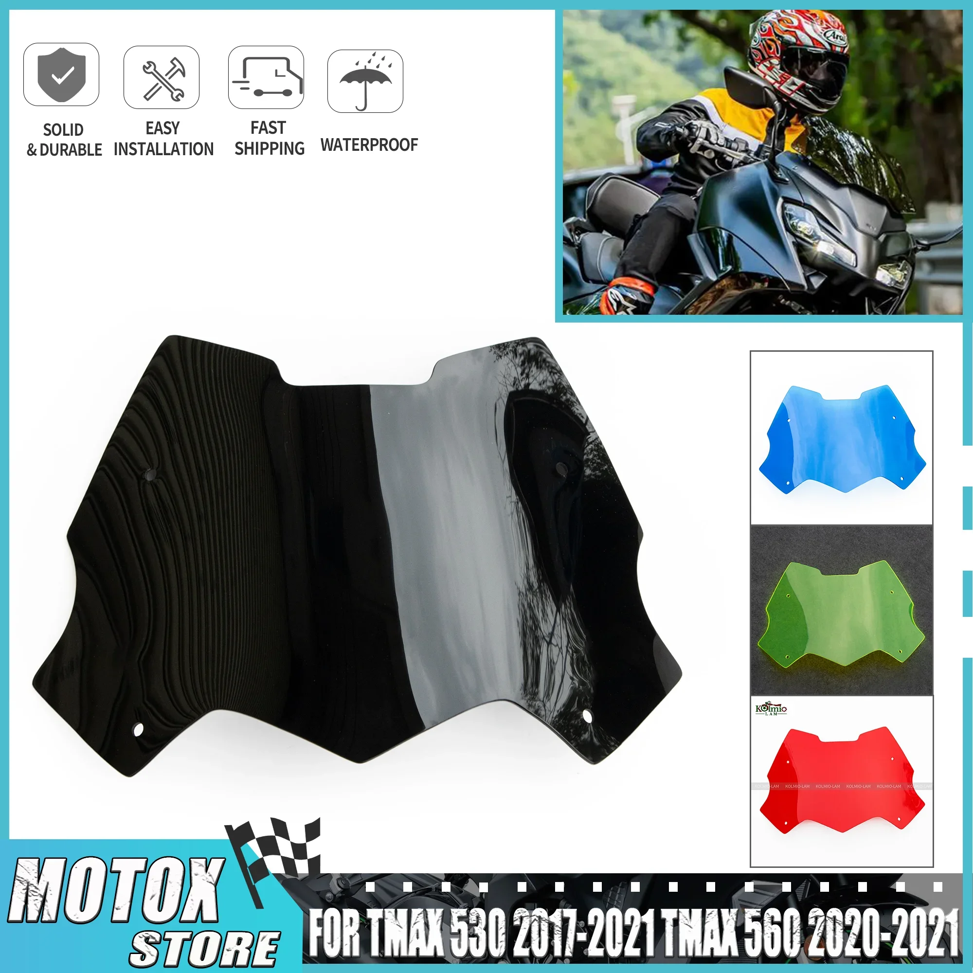 Parabrisas apto para TMAX530 t-max 530 DX SX 2017 2018 2019 2020 2021 Tmax 530 TMAX560 560 T-MAX 560 2020 2021 parabrisas