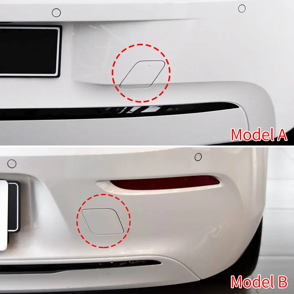 لسيارات BMW F20 المصد الخلفي للسيارة سحب هوك غطاء غطاء أسود أبيض لسيارات BMW 1 Series 116 118 120 125i 2012-2018 51127293548 51127371751