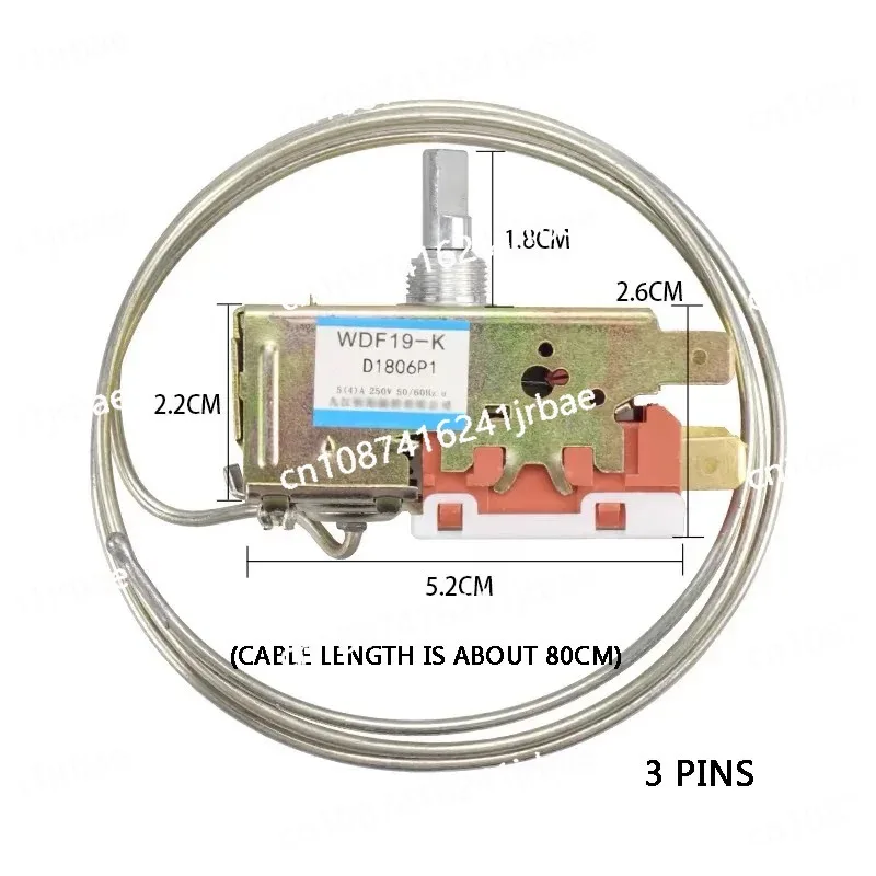 WDF19-K K50 K54 K59 K59E Refrigerator Thermostat Switch Is Suitable for  Refrigerator Freezer Temperature Controller