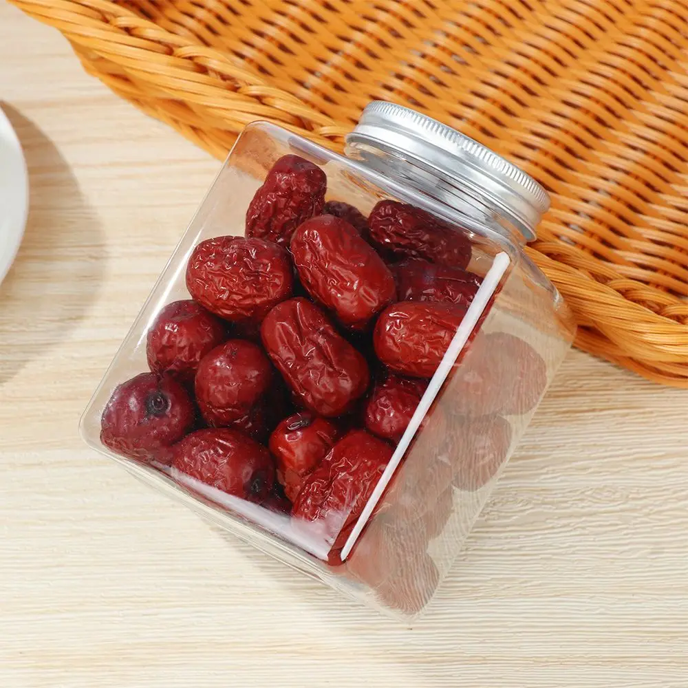 Clear Dry Food Cereal Storage Bottles Airtight Food Storage Containers Food Canisters With Labels Pantry Organization Storage