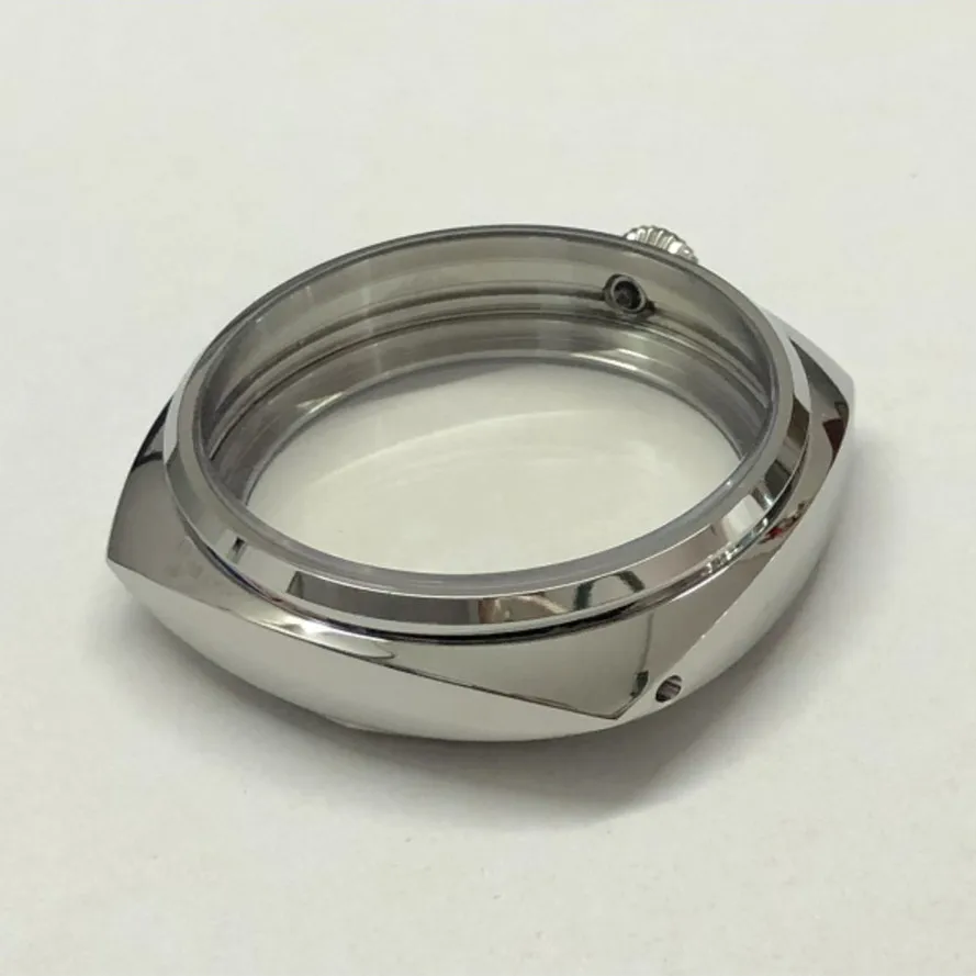 47mm Watch case Stainless Waterproof case For ETA 6497 6498 Seagull ST3600 ST3620 Hand Winding Mechanical Movement Watch Replace