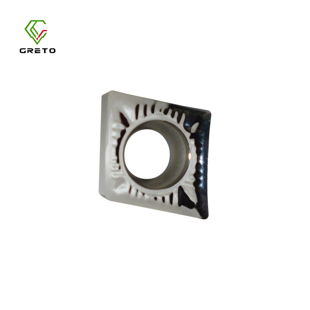 GRETO CCGT09T302-AK CCGT09T304-AK CCGT09T308-AK GN5101 Carbide Stainless Steel Blade Cutting Turning Tool Inserts For Aluminum