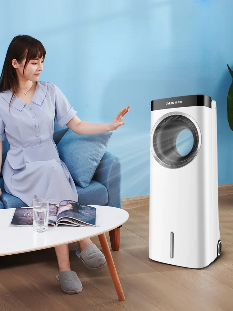 المنزلية بدون أوراق مروحة التبريد المياه المبردة الصغيرة موبايل مكيف الهواء عنبر ثلاجة صغيرة مبرد الهواء المحمول
