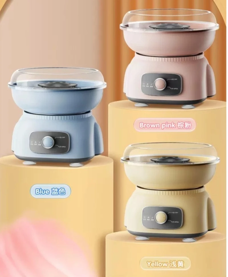 Mini Household Cotton Candy Maker Portable Sweet Floss Machine For Kids Home DIY Snack Making Equipment