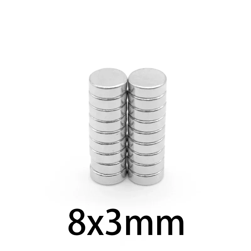 8x3mm Rare Earth Magnets Diameter 8*3mm Small Round Magnet 8mmx3mm Permanent Neodymium Magnets 8*3