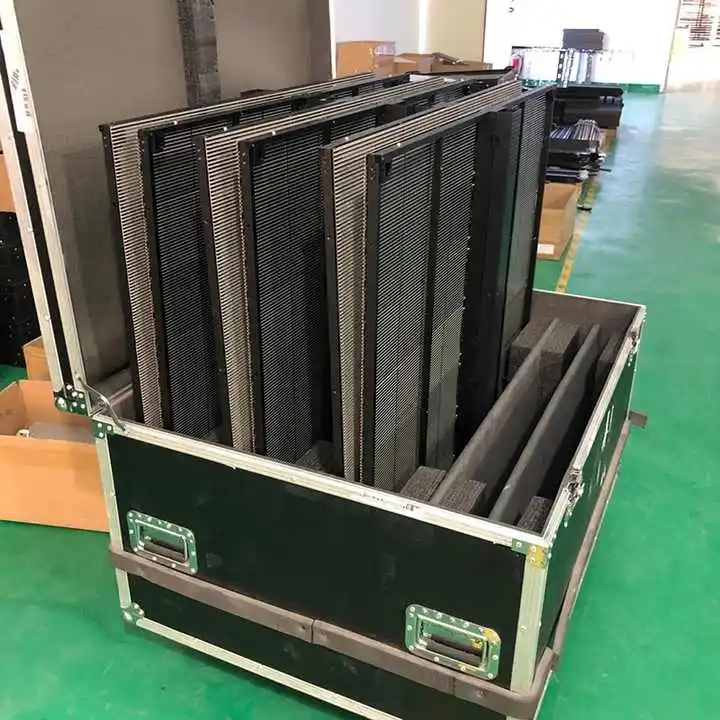 Panel Layar LED Slim P3.91-P7.8, Panel Layar LED Transparan Fleksibel