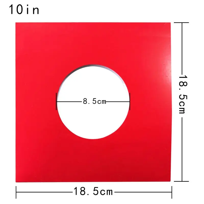 10 sztuk na płytę winylową torba papierowa okładka wewnętrzna płyta winylowa zewnętrzna na koszulki ochronne na 7 cali 10