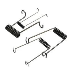 1Pair Wire diameter 2mm 3mm 4mm Spring Steel Wire Strong Return Double Torsion Spring For Motorcycle Rear Seat Springs