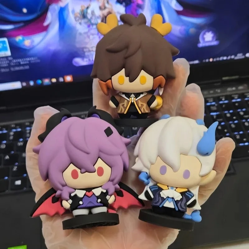 Figurka akcji z gry Genshin Impact: Neuvillette, Zhongli, Durin. Figurka anime z PVC, zabawka, ozdoba na biurko, model, gadżet anime.