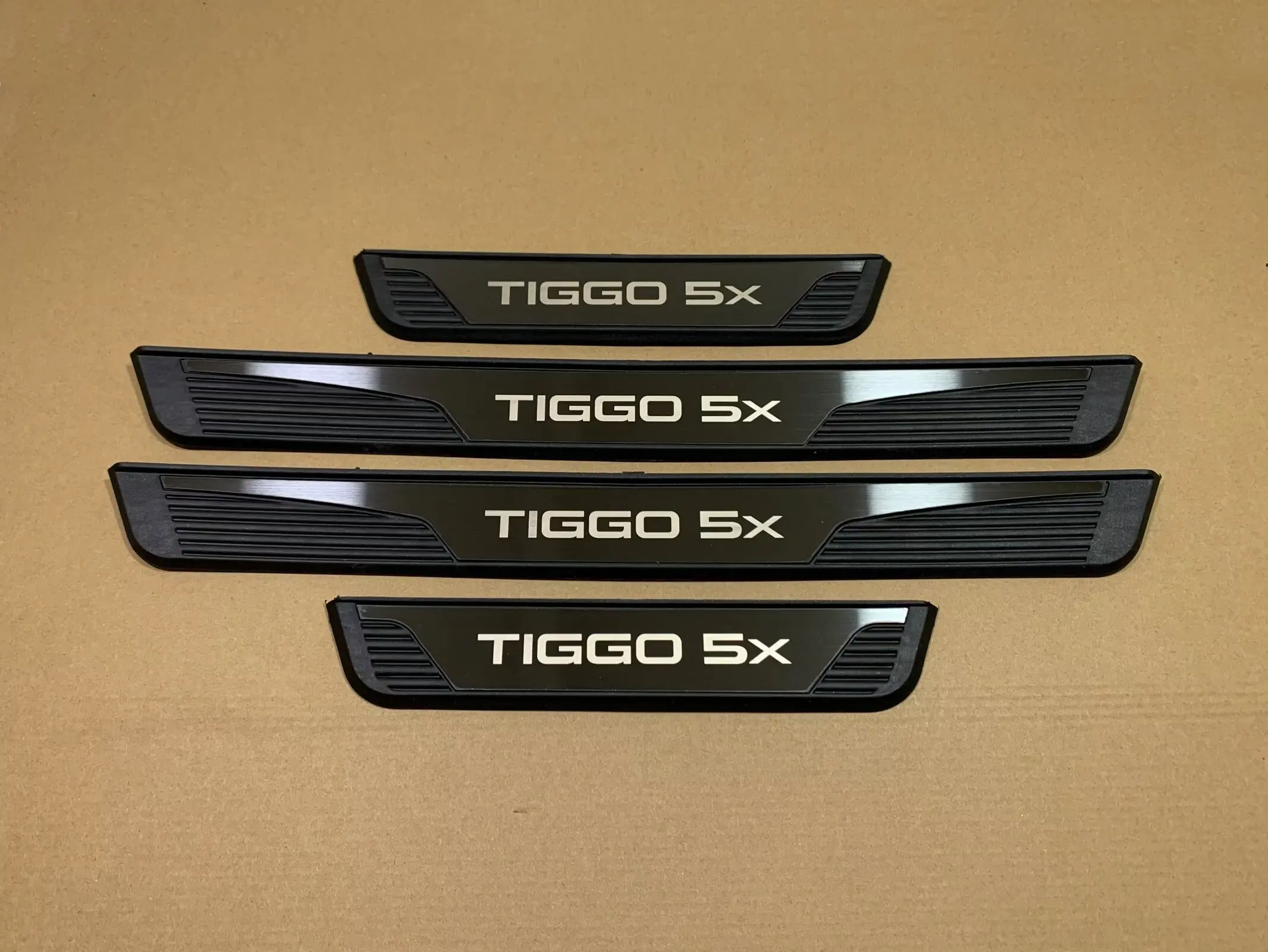 Para Chirey Chery Tiggo 4 7 Pro 5X 2018 2019 2020-2024 cubierta de alféizar de puerta placa de desgaste Protector de Pedal embellecedor de umbral accesorios de coche