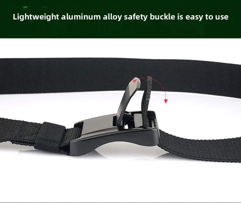 Neuer taktischer Gürtel für Männer und Frauen, Schnellverschluss-Nylongewebe, Freizeitgürtel mit automatischer Metallschnalle, Outdoor-Jagd-Taillengürtel – Detail 4