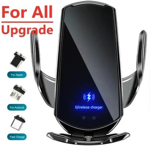 30W Wireless Car Charger Magnetic Car Phone Holder For iPhone 15 14 13 12 Pro Max Xiaomi Samsung Fast Charging Wireless Chargers