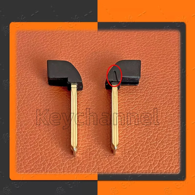 

10pcs TOY48 Car Smart Proximity Key Blade Double-Sided Emergency Insert Key Blank for Toyota Land Cruiser Crown Vehicles