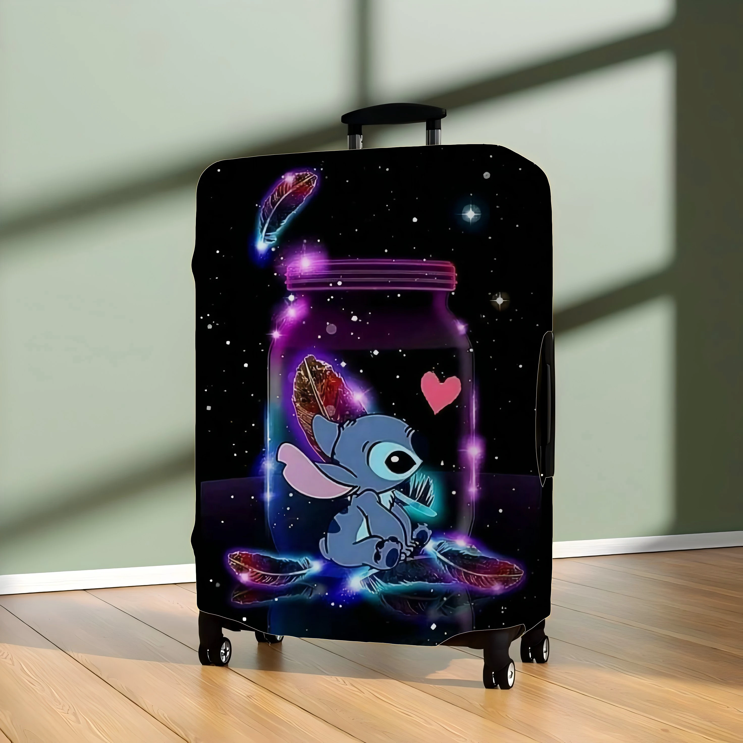 Disney Suitcase Cover Protector Stitch Luggage Covers Storage Bag Protective Trolley Case Travel Traveling Accessories For Suit