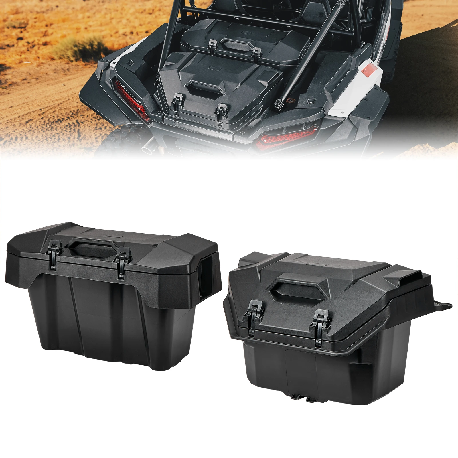 

KEMIMOTO UTV 55QT 82QT Forward Rear Bed Cargo Box #2889611 #2884525 Compatible with Polaris RZR XP 1000/ XP 4 1000 2024 2025+