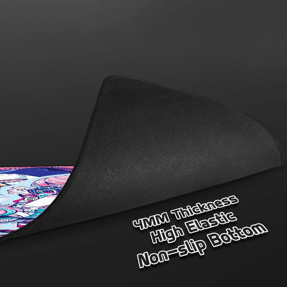 Anime Girls Camera Pattern Mouse Pad Office Balance Non-Slip Computer Mouse Mat E-Sports Mousepad Waterproof Laptop Desk Mat