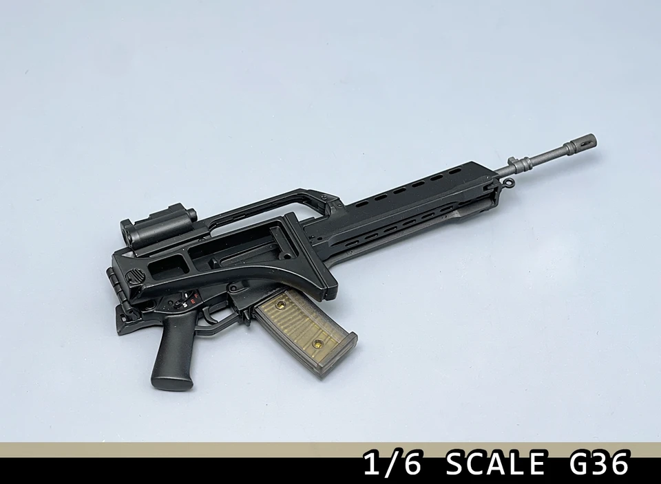 1/6 Scale G36K Plastic Model Rifle for 12in Action Figure
