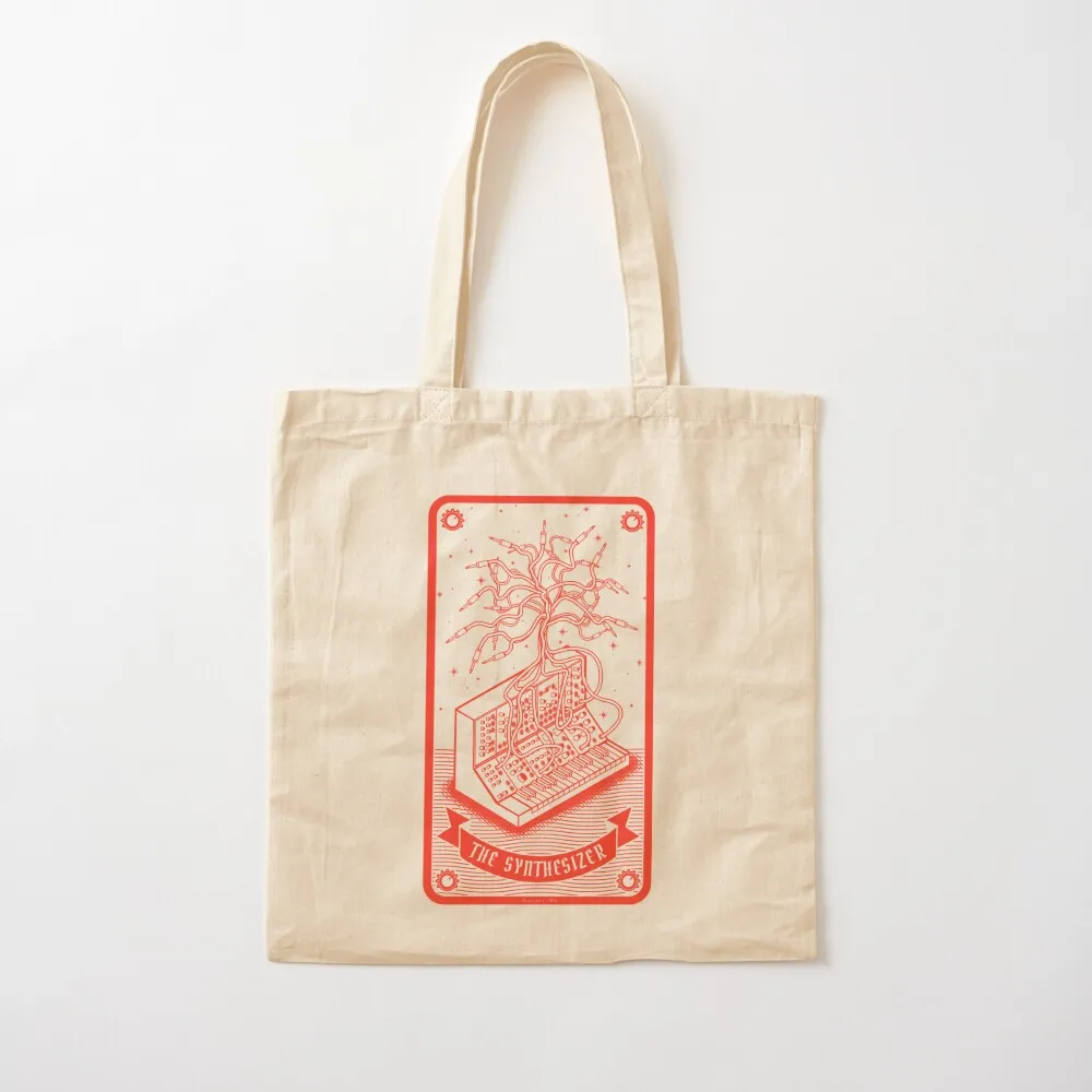 

Synthesizer Tarot Card for electronic musician Tote Bag shopper bag women bag for beach sac pour femme Women's bags