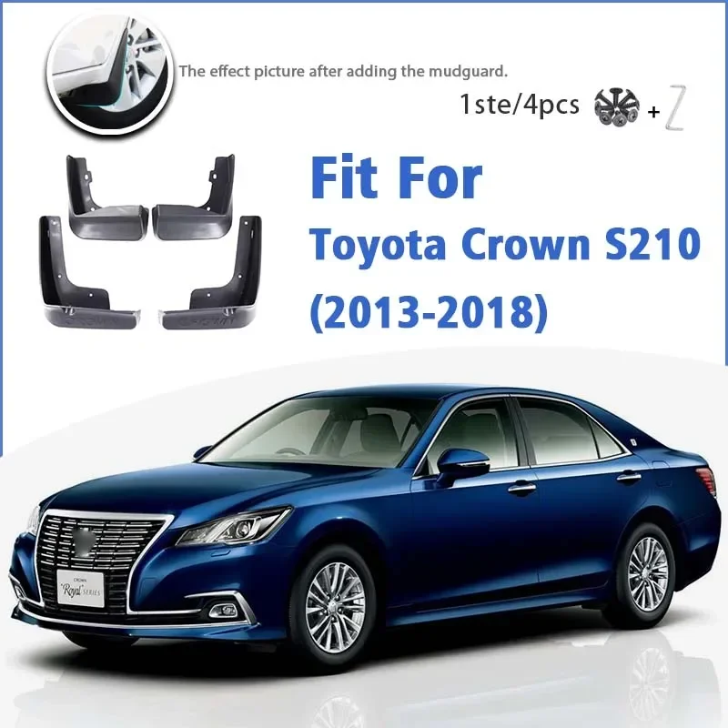 

For Toyota Crown S210 2013 2014 2015 2016 2017 2018 mudflaps fender mud flap guards splash car accessories 4pcs