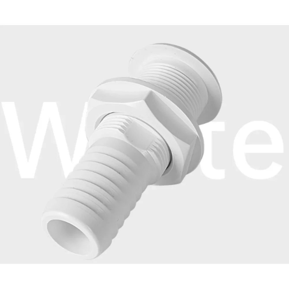 ABS 29mm Marine Drain Outlet for Boat For Yacht RV Drain Fitting with Notched Threads No Tool Installation Required