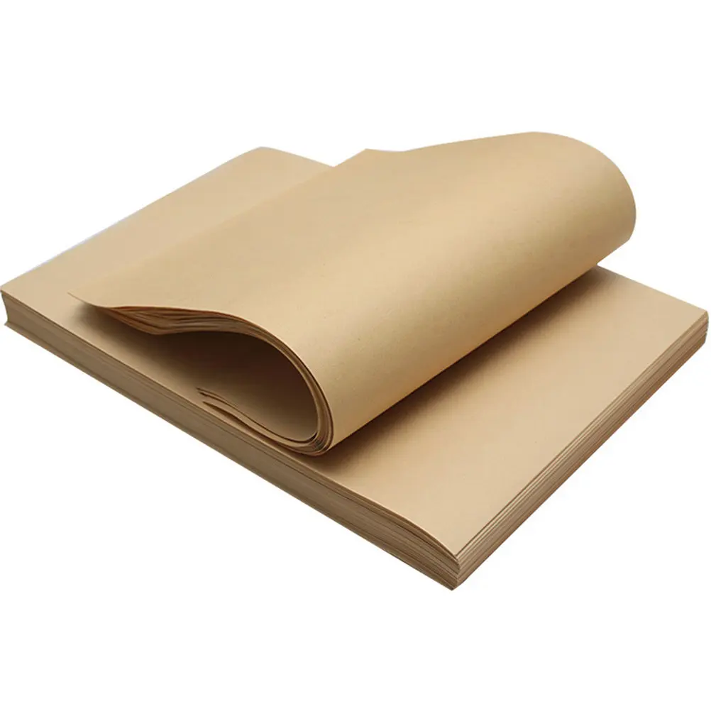 

300 Sheets Food Wrap Paper Natural Brown White Paper Sheets for Sandwiches Hamburgers Biscuits Fries Grease Resistant