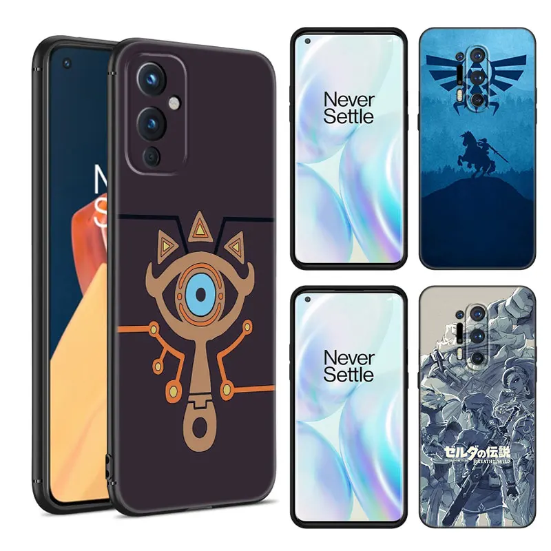 Coque de téléphone en Silicone noir, la légende de Zeldas, pour OnePlus 9R 10R 11R 12R ACE 2 Pro 2V 3V Nord CE 2 3 Lite 4 N10 N20 N30 SE 5G