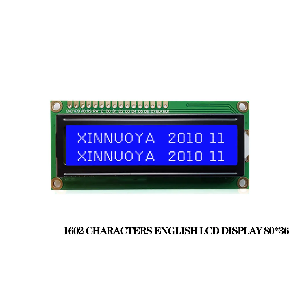 

1602 characters English LCD display 80*36 5V multilingual LCD module