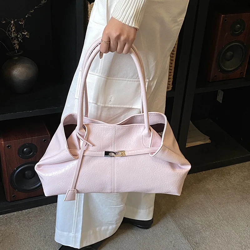 Casual commuter large-capacity bag women's fashion shoulder underarm bag portable tote bag
