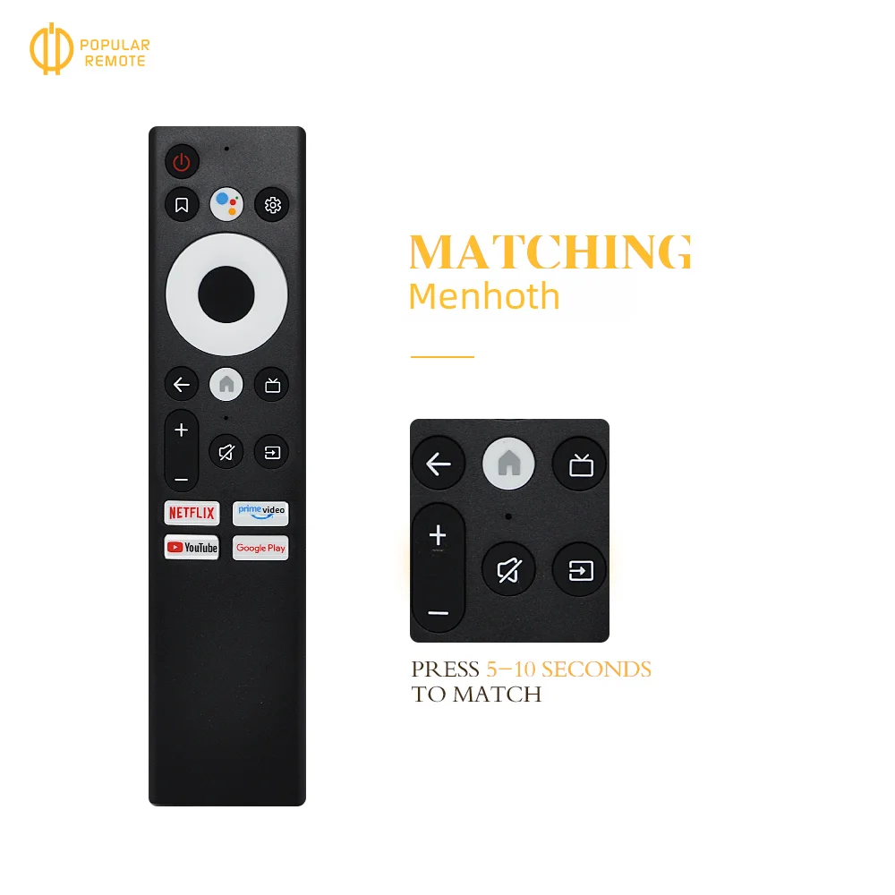 TV Voice Remote Control Suitable For Coocaa Android TVs Skyworth Smart Tvs