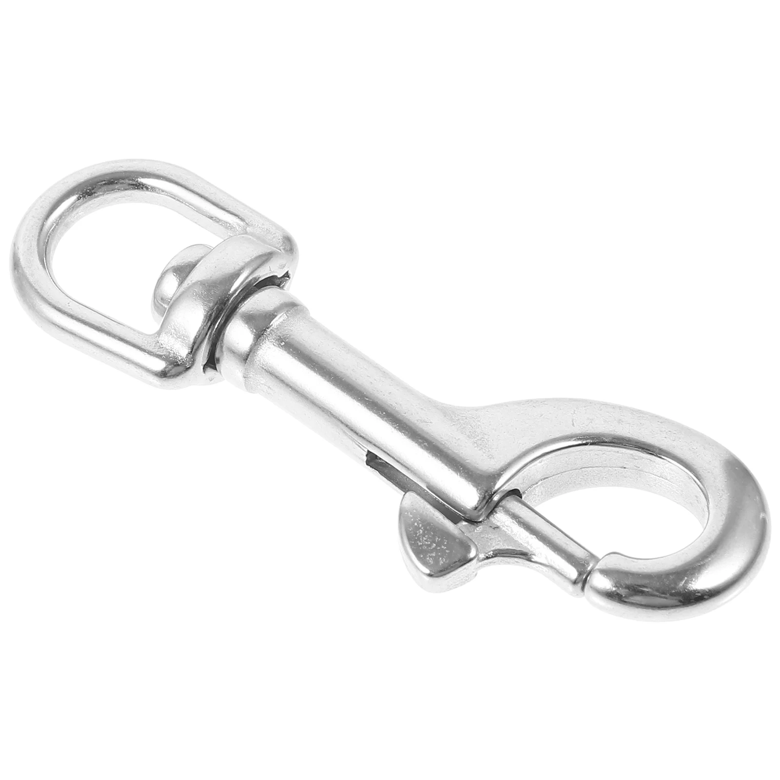 Heavy Duty Hooks Saxophone Strap Buckle Swivel Carabiner for Purses Flag Flagpole Clasp Silver