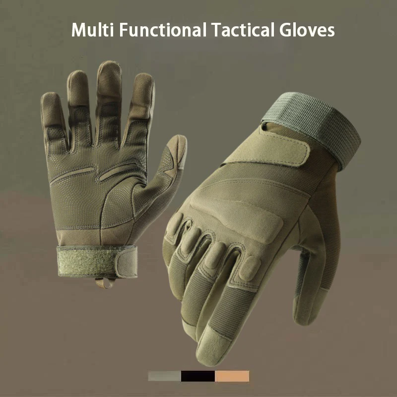 

Тактические перчатки для мужчин для занятий спортом на открытом воздухе: прочные, дышащие, износостойкие, противоскользящие, полнопалые, для велоспорта и экстремальных видов спорта