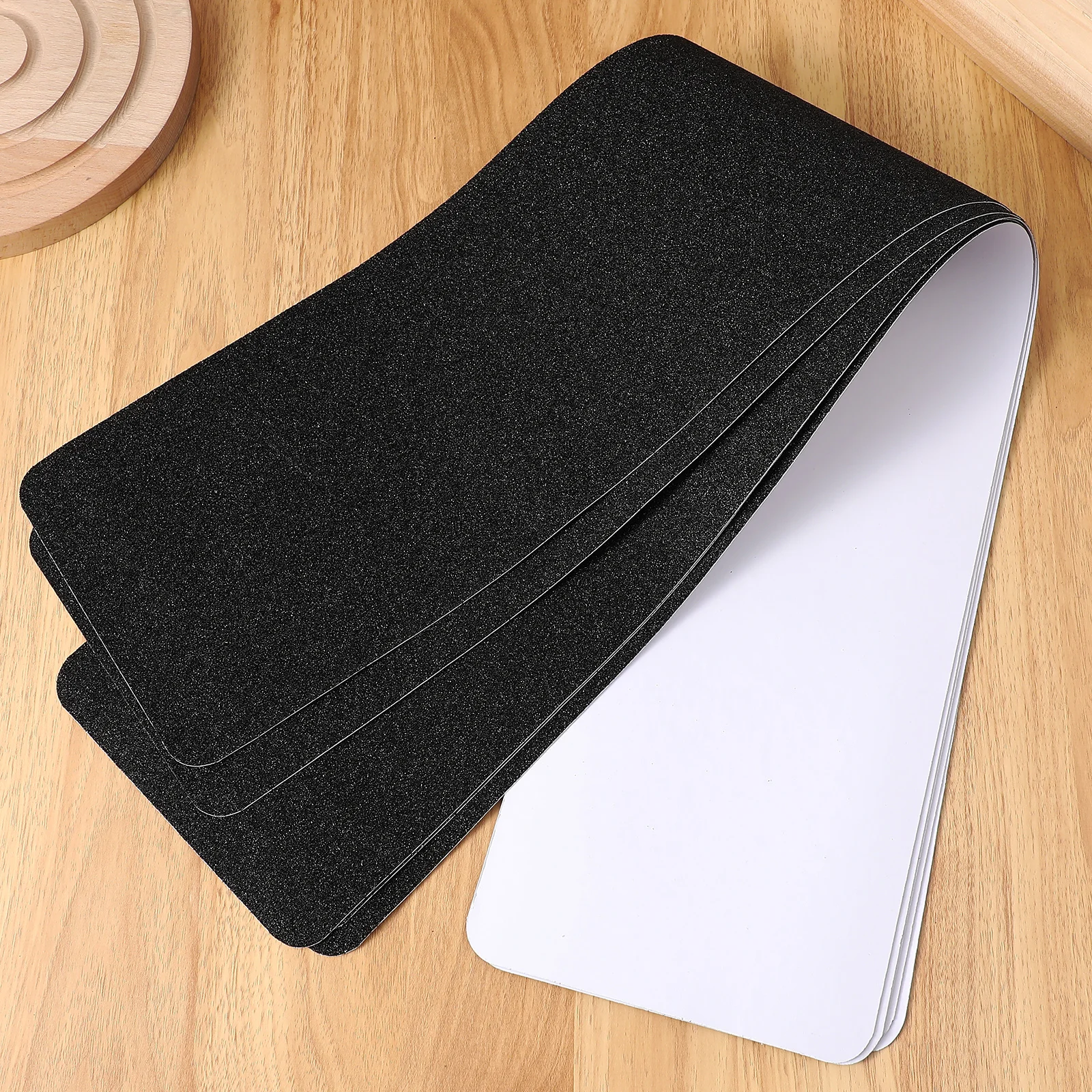 5 strisce antiscivolo resistenti all'usura, facile da attaccare, gradini per la riduzione del rumore, per interni ed esterni, gradini per tappeti, skateboard