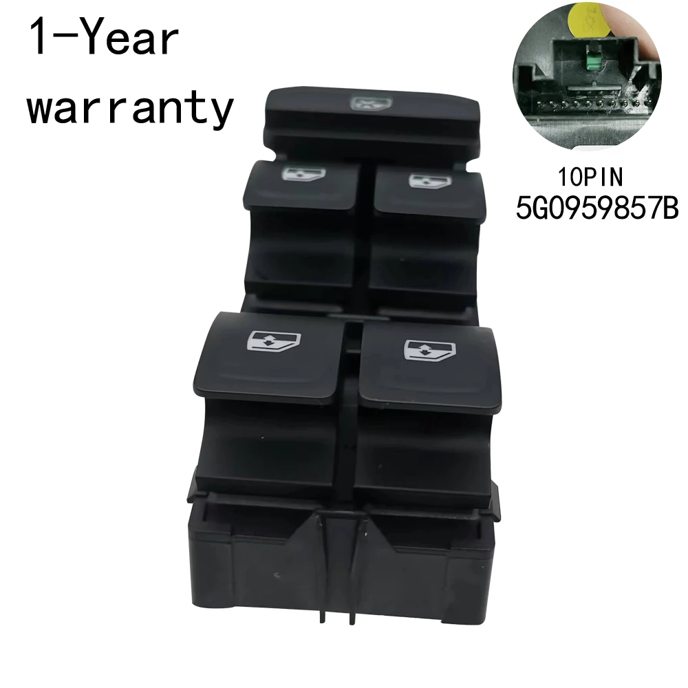 POWER WINDOW SWITCH 5G0959857B For VW Golf 2014-2021 Passat 2015-2022