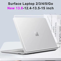 Laptop Case for Microsoft Surface Laptop 13.8 Case Steel Cloth face 2/3/4/5 Surface Laptop 13.5 15 Cover Go 1 2 3 12.4 inch