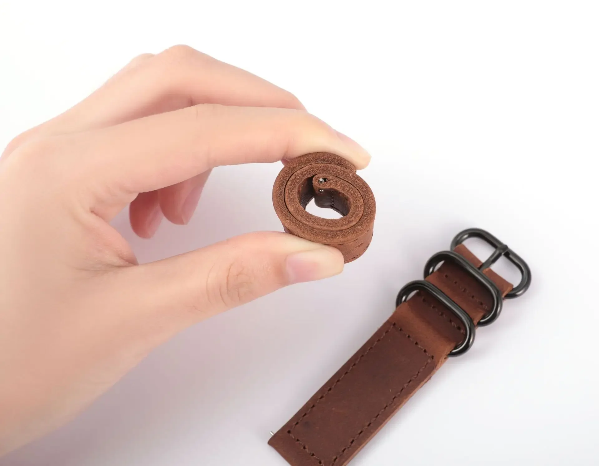 Cinturino in pelle Crazy Horse per Samsung Galaxy Watch 7/6/5/4/FE Bracciale vintage per Huawei watch GT 5-4-3-pro18mm 20mm 22mm cinturini