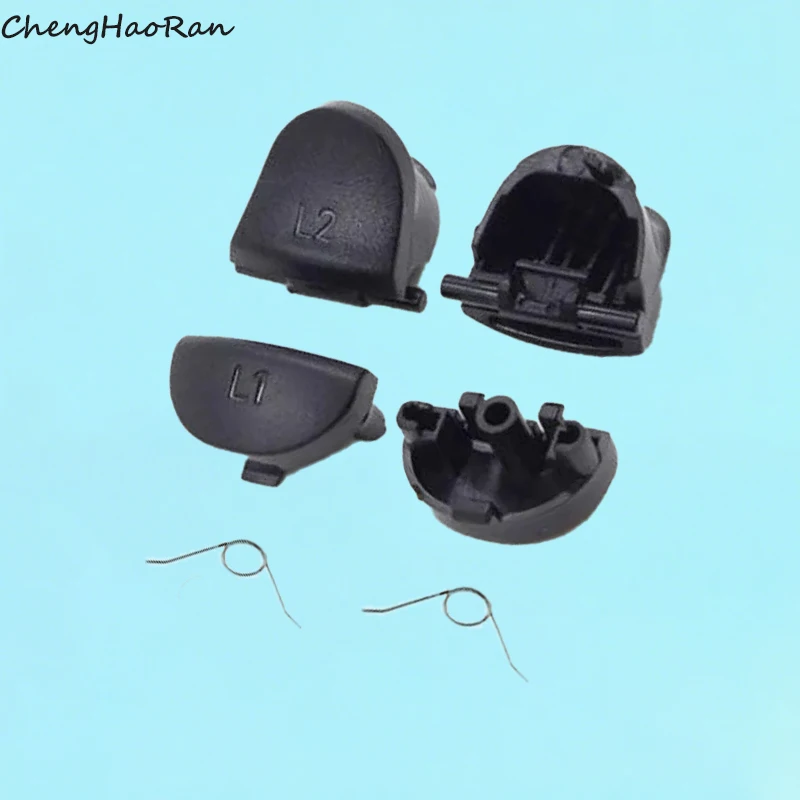 For PS4 JDM-001 / 011 Controller L1 R1 L2 R2 Trigger Buttons 3D Analog Stick + Conductive Rubber Button Screwdriver Kit