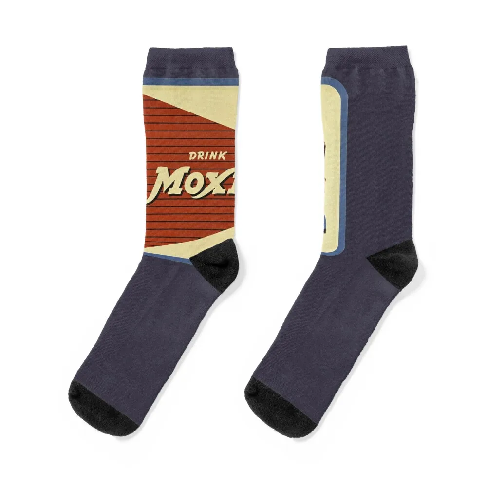 

Reward Vintage Drink Moxie Retro Wave Socks sports stockings professional running anti slip football kawaii Men's Socks Women's
