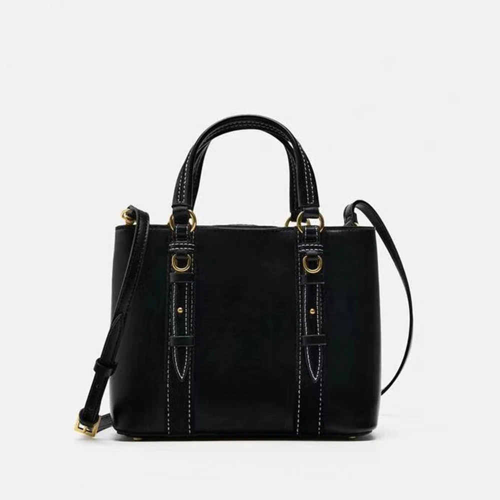 Bolso de diseñador de lujo para mujer, bolso de mano de cuero PU suave, bolsos de cubo de alta calidad, bolso cruzado de hombro, embrague femenino