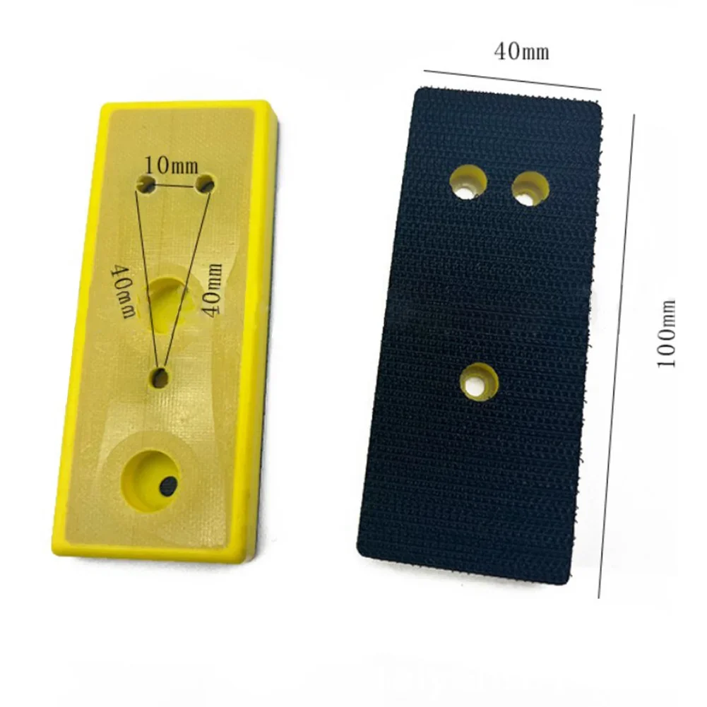 Power Tool Sanding Pad Polishing Metal Rectangular Rubber Wood 30*100mm Cleaning For Grinding Leather Non-metal