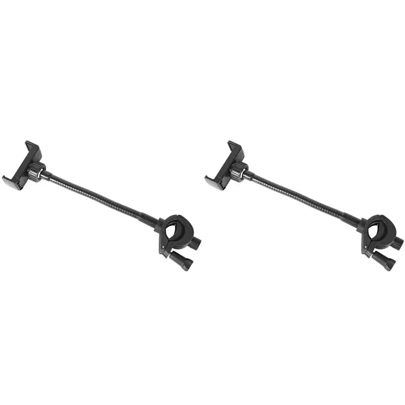 N75R-2X Mic Stand Phone Holder, Flexible Microphone Phone Holder Stand, Adjustable Mic Stand Holders For All Smartphones