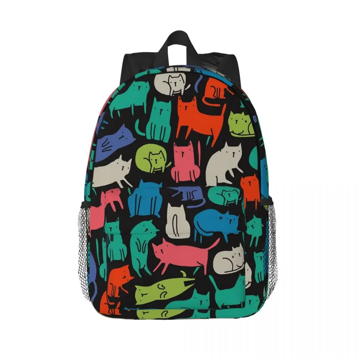 

Cool Cats. Funny Cute Colorful Pet Design Backpacks Teenager Bookbag Casual Children School Bags Travel Rucksack Shoulder Bag