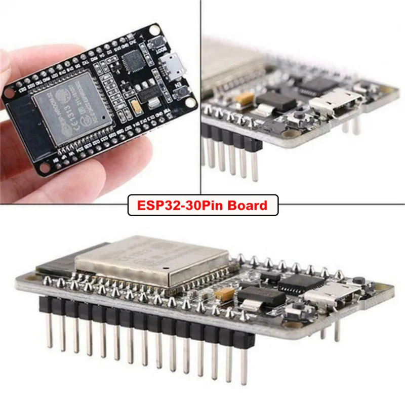 ESP32 Development Board WiFi+Bluetooth module Ultra-Low Power Consumption Dual Core NodeMCU-32S ESP32-WROOM-32D 32U 30Pin Board