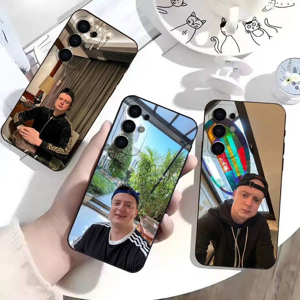 Controversial streamer Mellstroy  Phone Case For Samsung Soft Black S25,S24,S22,S21,S23,S30,Ultra,S20,Plus