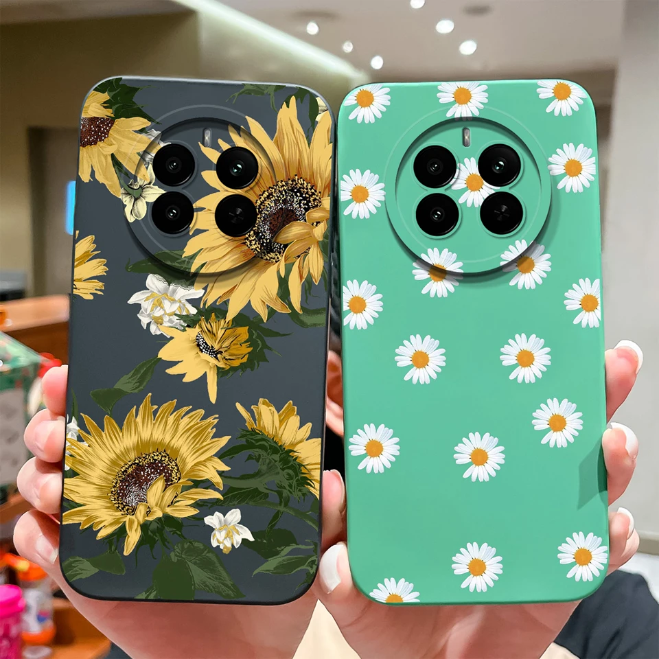 For OPPO Realme 12 4G 12 Plus Cases Flower Avocado Camera Protection Durable Shockproof Soft Cover For Realme 12 6.67