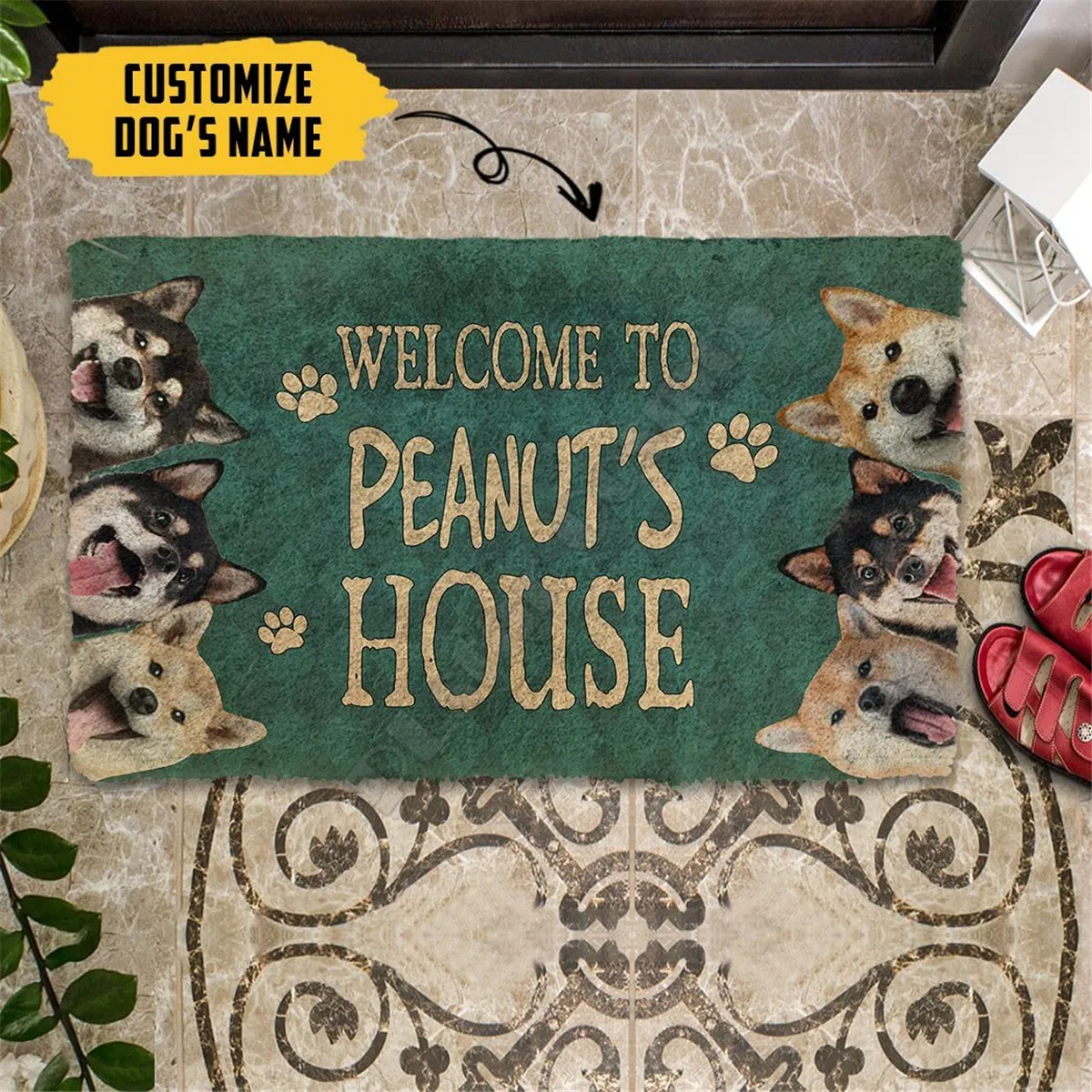 Basset Hound Welkomstdeurmat 3 - Home Fashion Textiles recensie en prijs