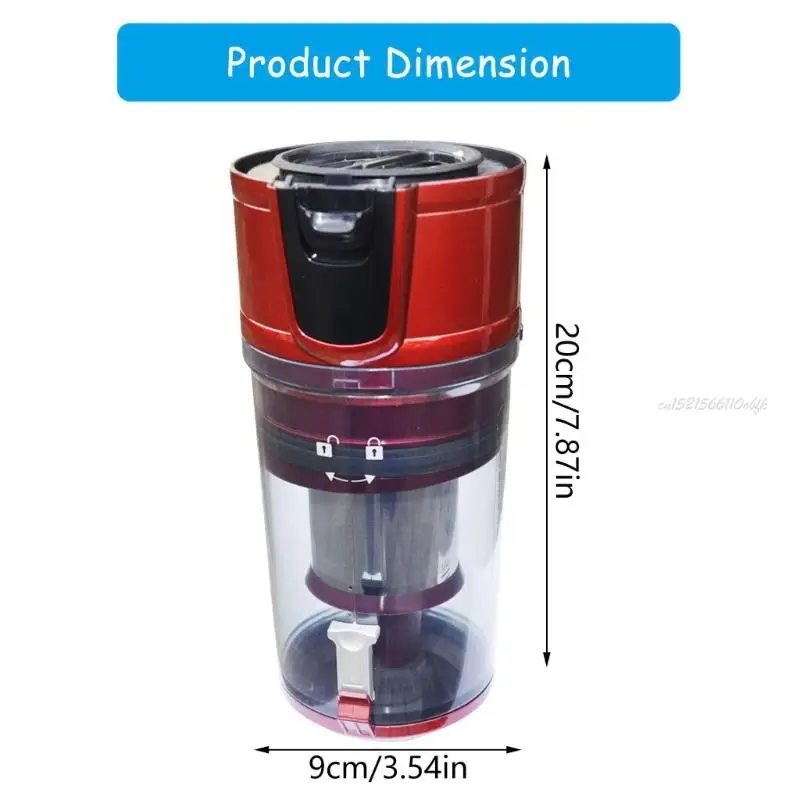 27rb Caixas poeira Caixa lixo Caixa pó Caixa pó pó Collector pó pó com filtro adequado para aspiradoras